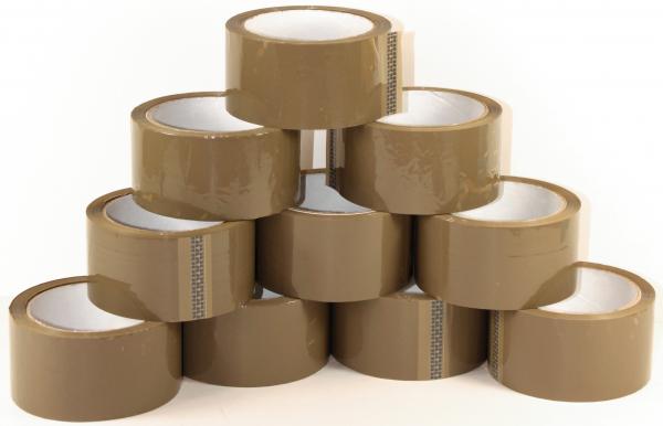 Klebeband Braun je 66m Paketklebeband Packband Paketband Pack Band Verpackungsklebeband 088